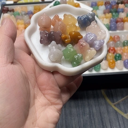 石英质玉（非洲翠）合金个性简约大方时尚