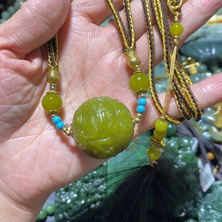 岫玉岫玉吊坠未镶嵌