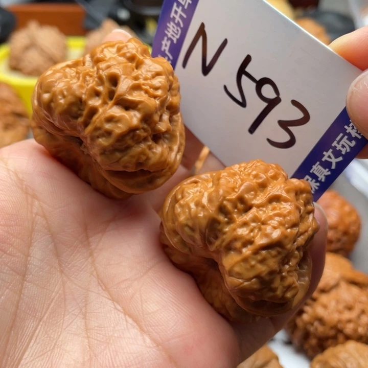 桃核把件蛙蛙38尺