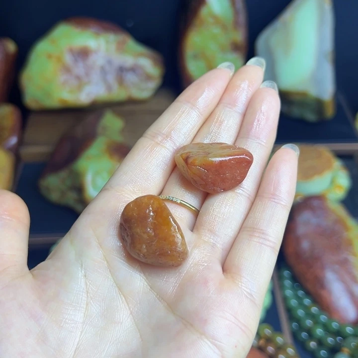 手链未镶嵌和田玉（糖玉）