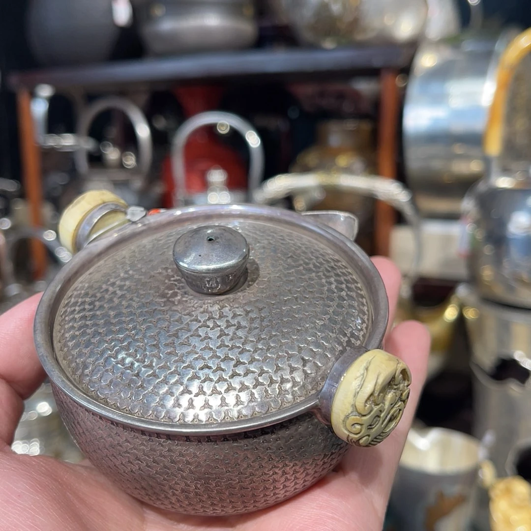 辉***纯银名家作品银宝瓶