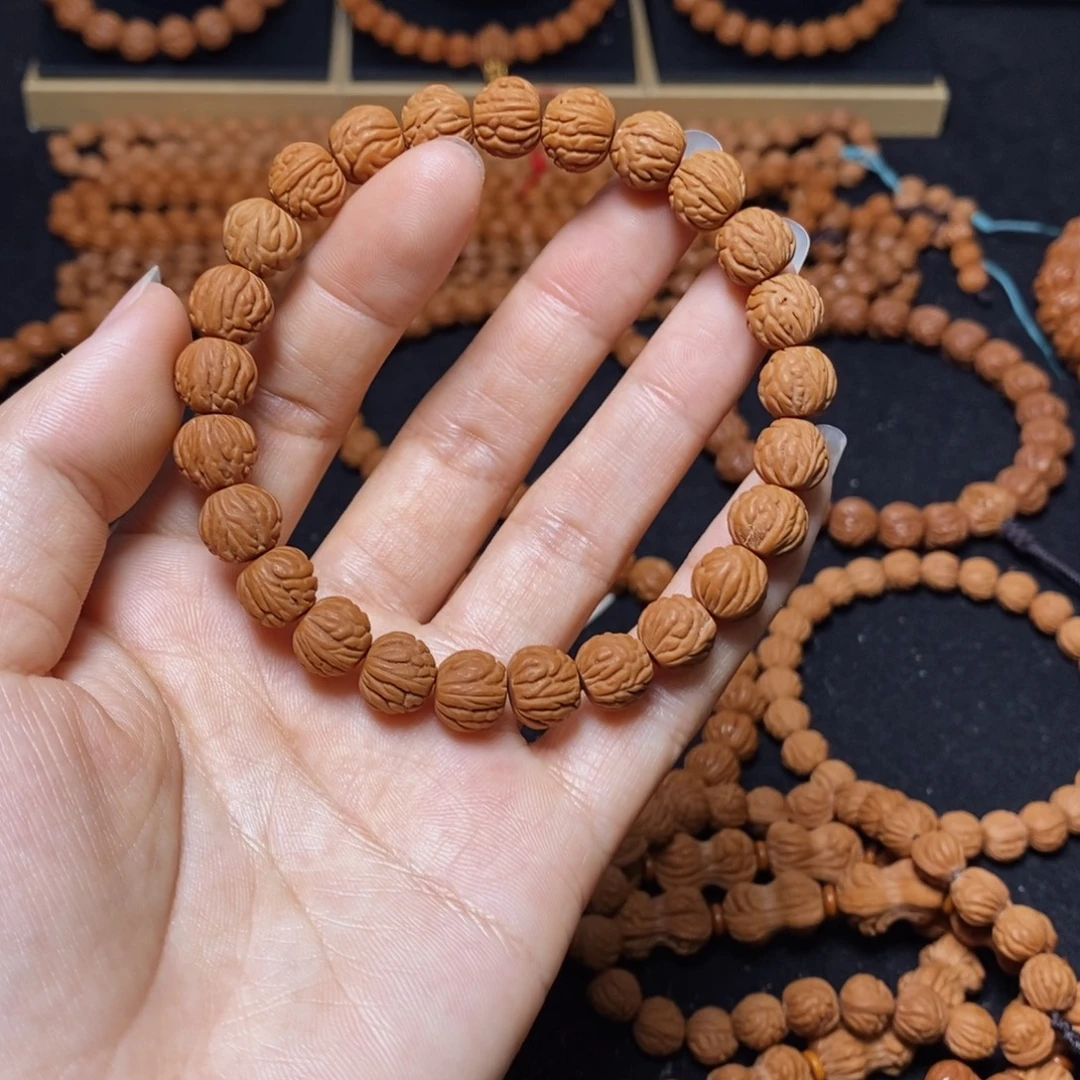 1***7手串桃核秦岭文玩桃核手串