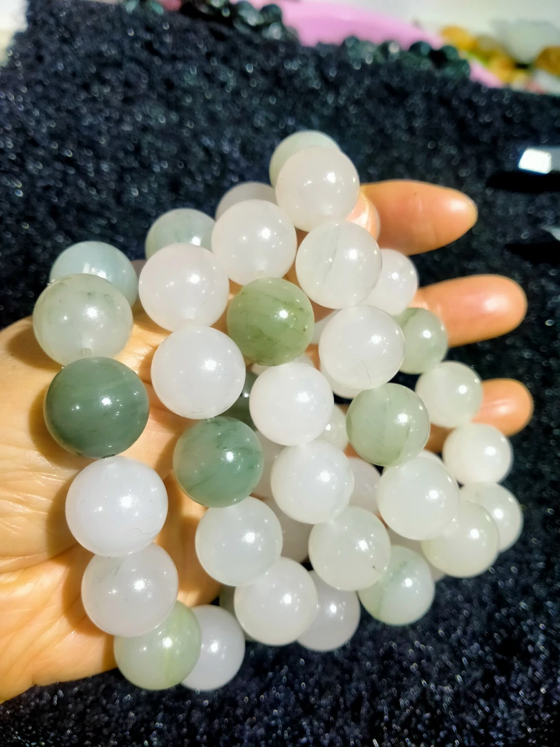 天然冰翠手链1.6m多样性发货其一