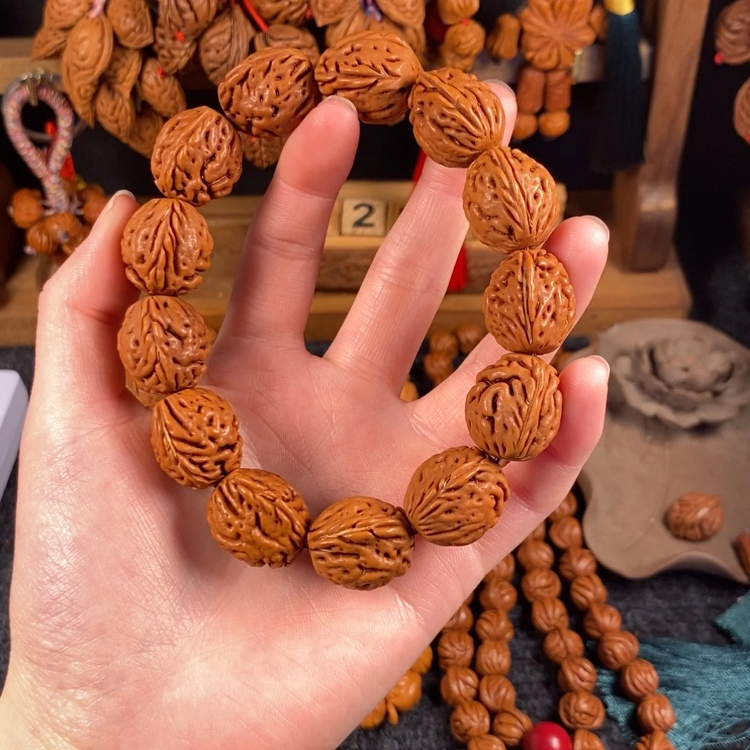 吊坠桃核优**罗桃枭手串