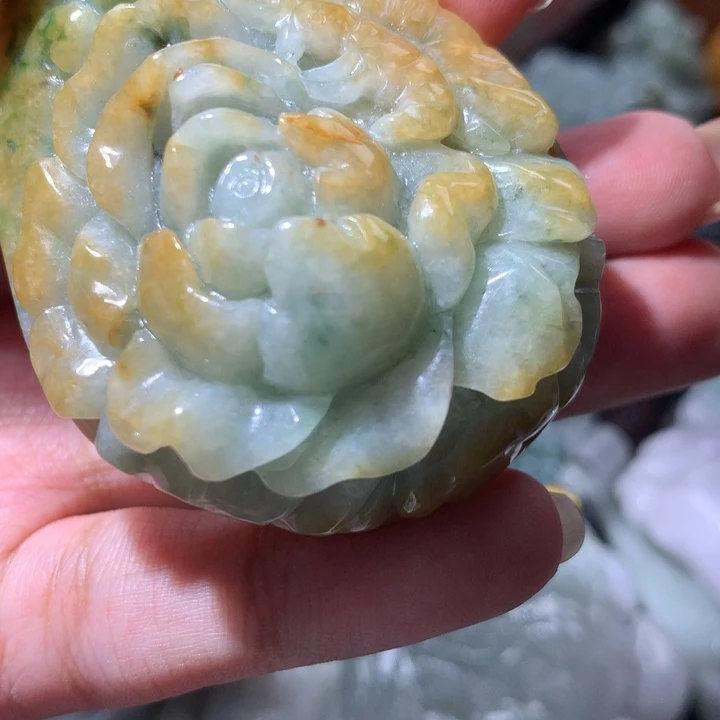 翡翠未镶嵌颈饰保真天然a货翡翠