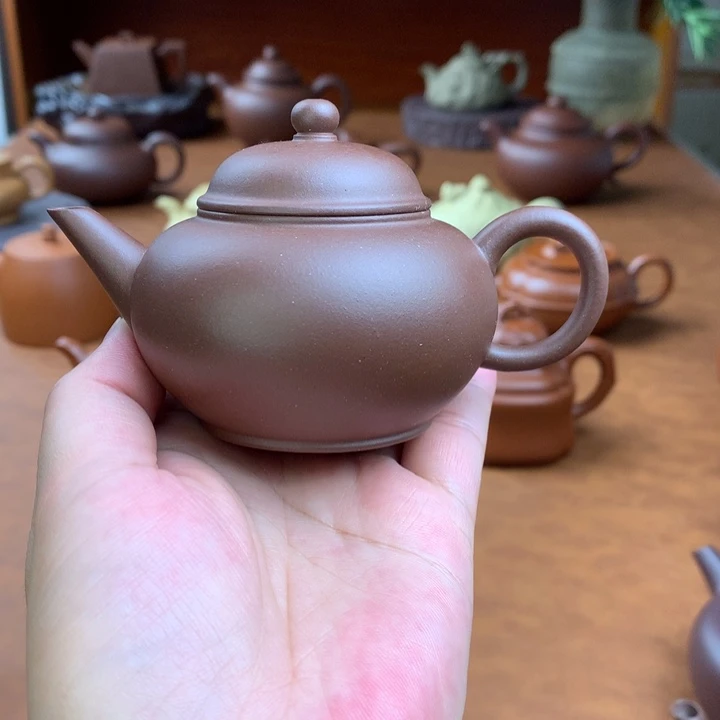 茶壶紫砂半手工水平容量120