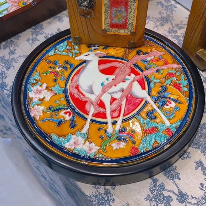 一体款瓷板画艺术作品