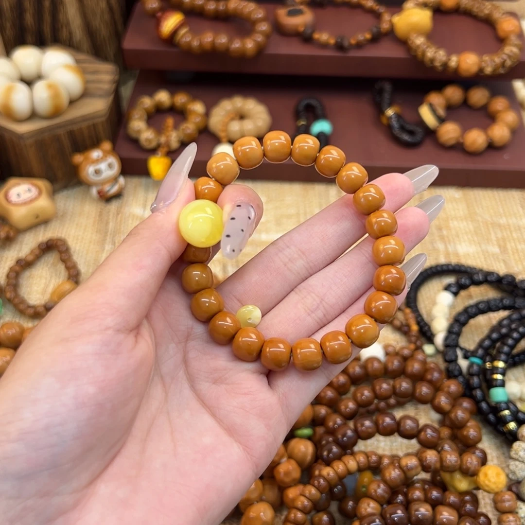 好***听手串猴头核桃搭配圆珠