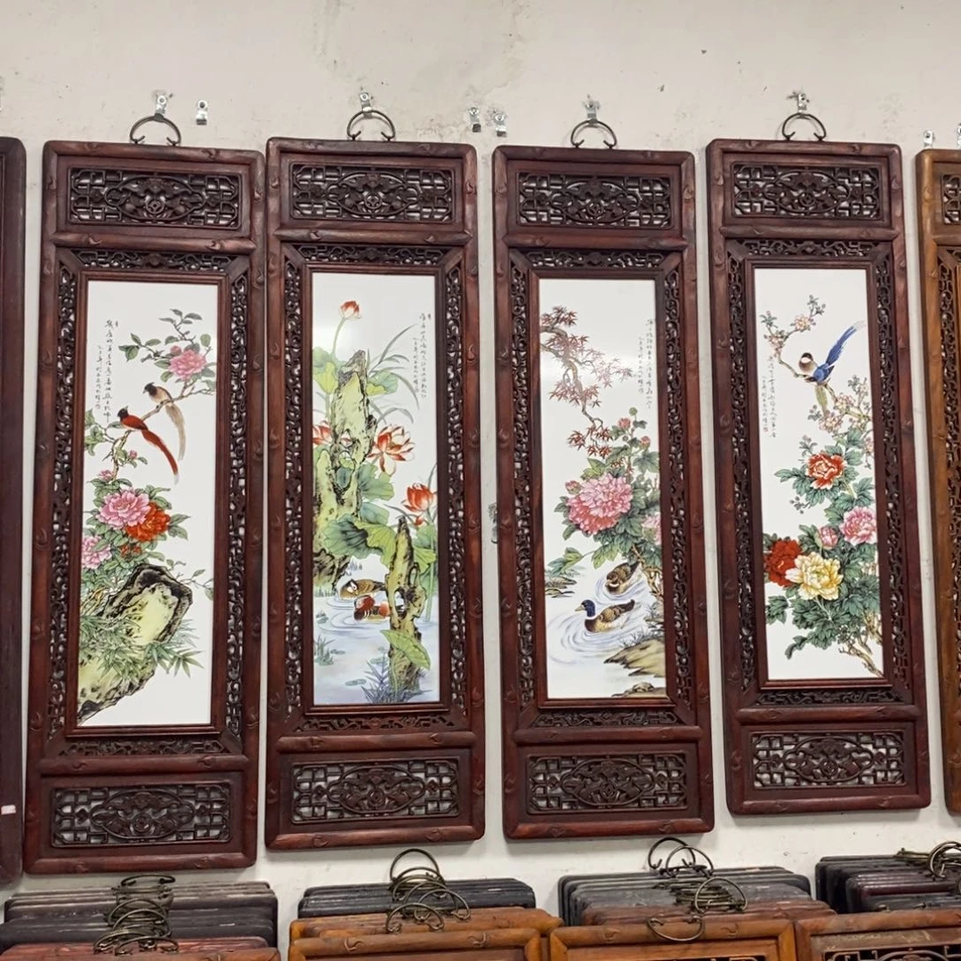 瓷1.2*36*4景德镇瓷板画柴窑烧制