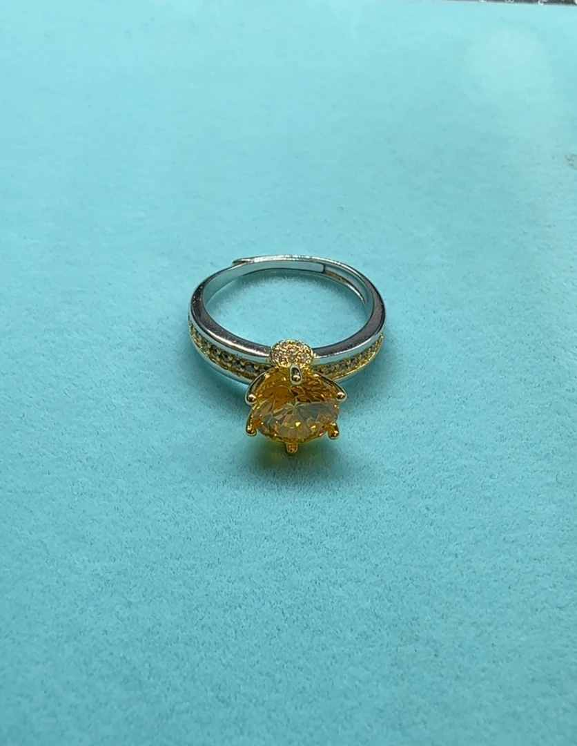 [南非甄选】 NFZX 高端定制 LC-170 双色黄色戒指 2