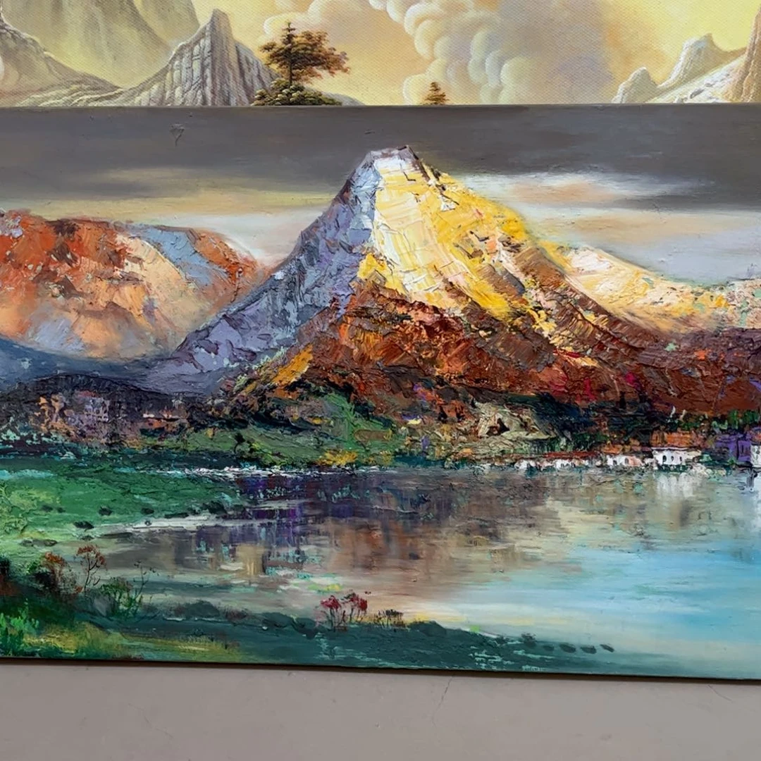 油画未*名金山手绘油画