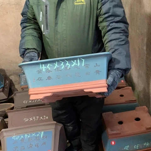 紫砂花盆手工制作