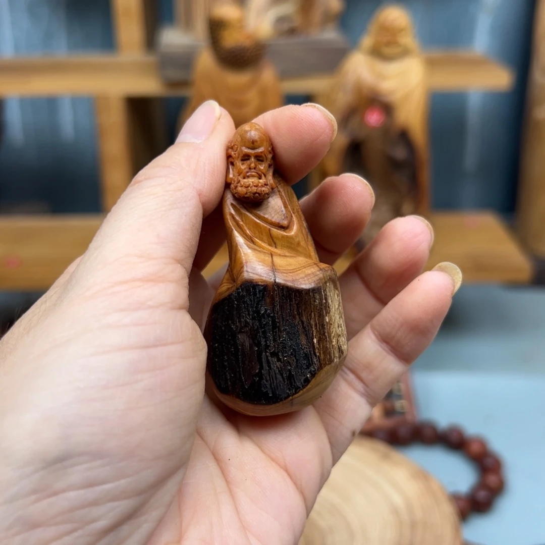 柏木崖柏木摆件手把件，39