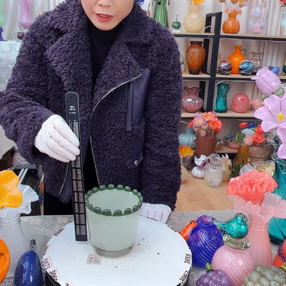 豆杯福利家悦琉璃工艺品不完美