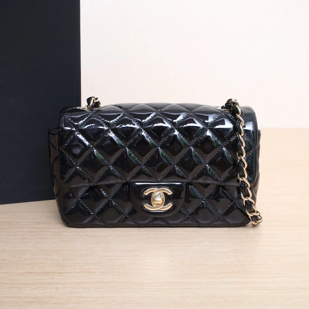 95新 Chanel/香奈儿 【娇】CF 斜跨包 25开 金扣 P225276080