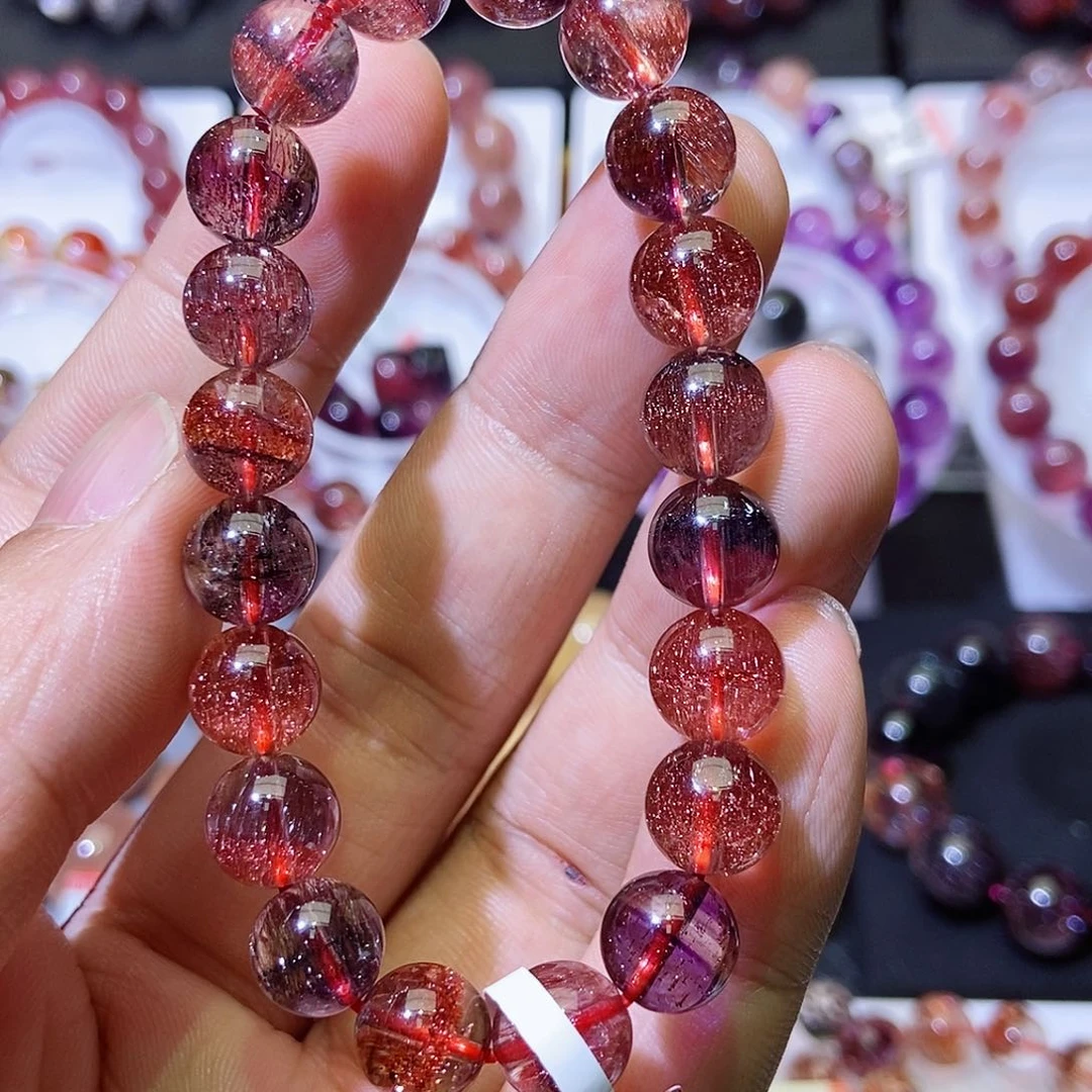 未镶嵌手链水晶金沙红超七9.8