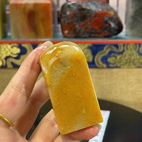 寿山石印石李*白寿山石印石