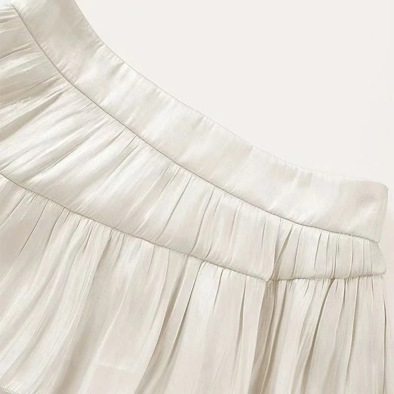 三层流光半身裙超级美