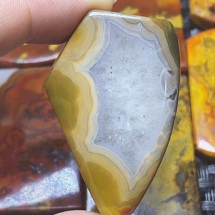 玛瑙/玉髓合金颈饰