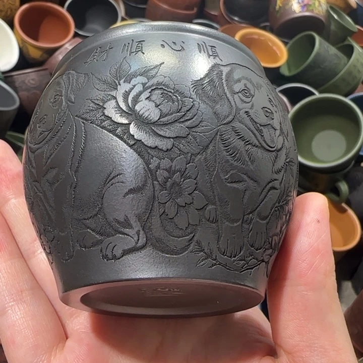 茶杯紫砂全手工紫砂