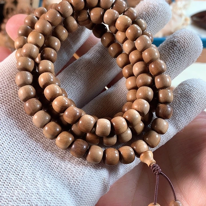 檀香木手串/手链沉水顺纹7✖️8✖️108奶香梅子甜