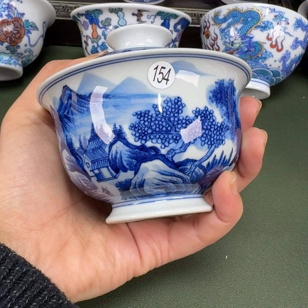 沙沙手工手绘茶具154