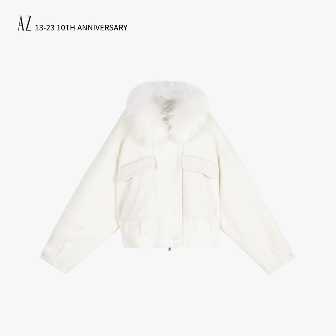 AZ-XJ 雪落 绵羊毛外套 1221 新款NEW
