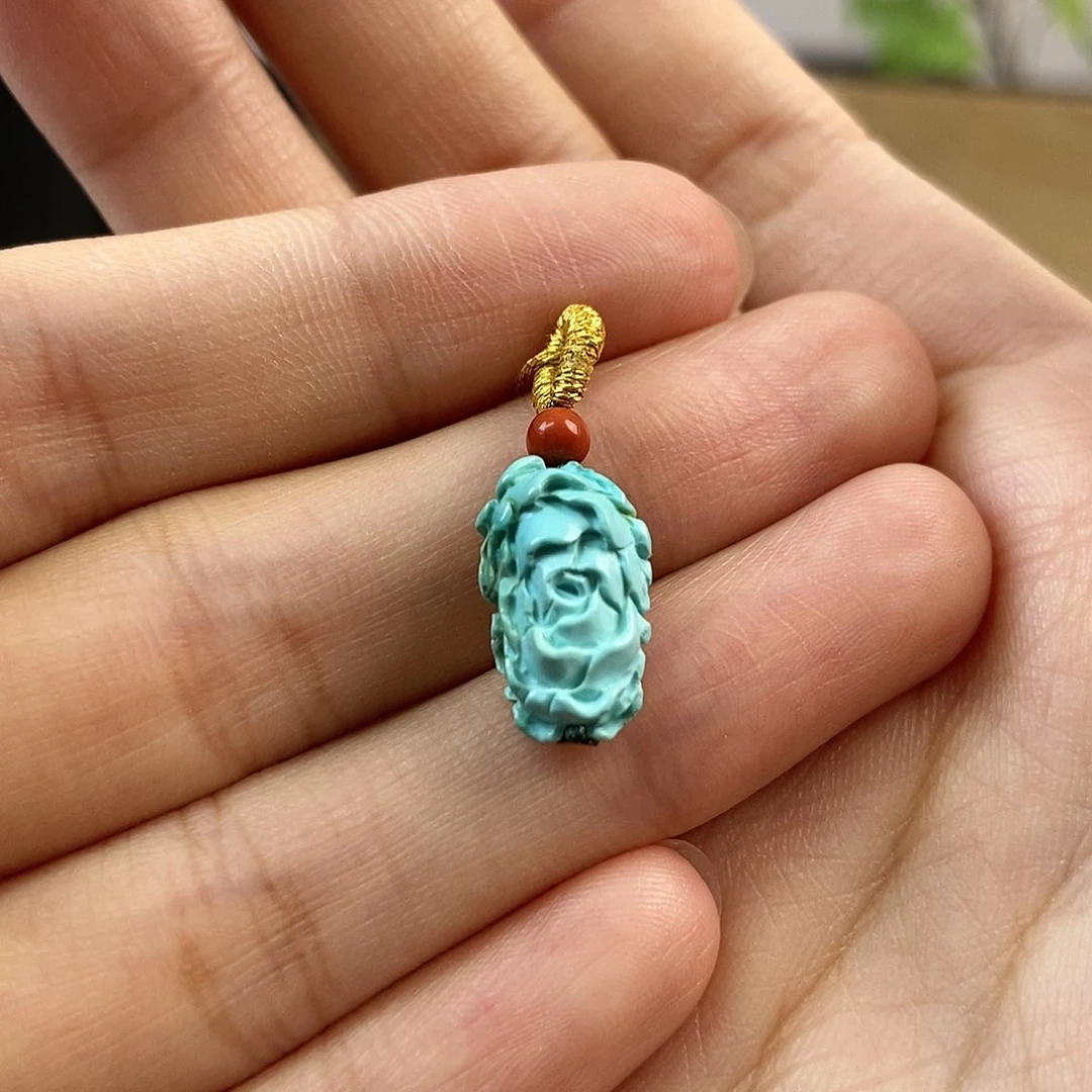 未镶嵌绿松石珠宝奇石