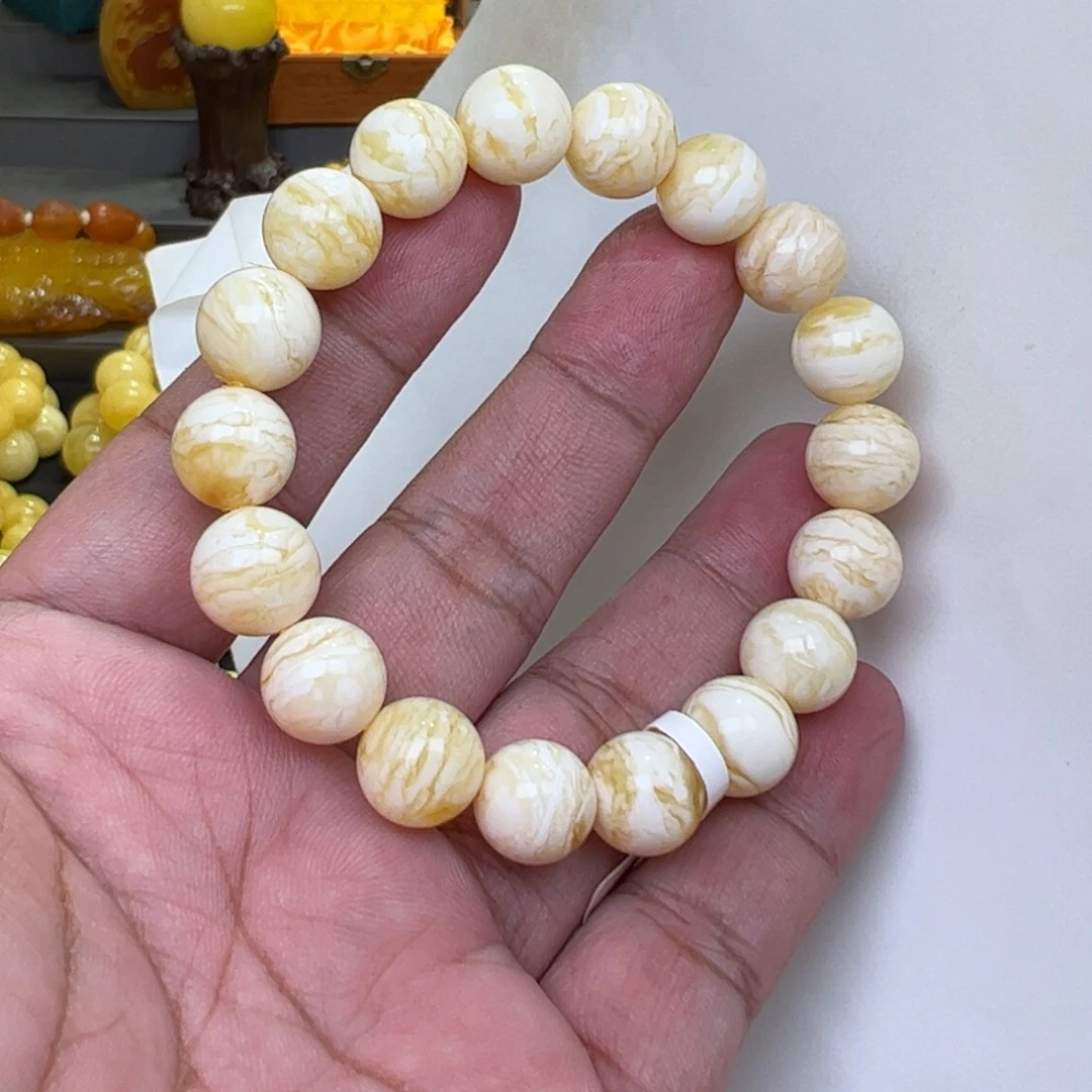 【闪购商品】未镶嵌琥珀裸石风***子11➕16克