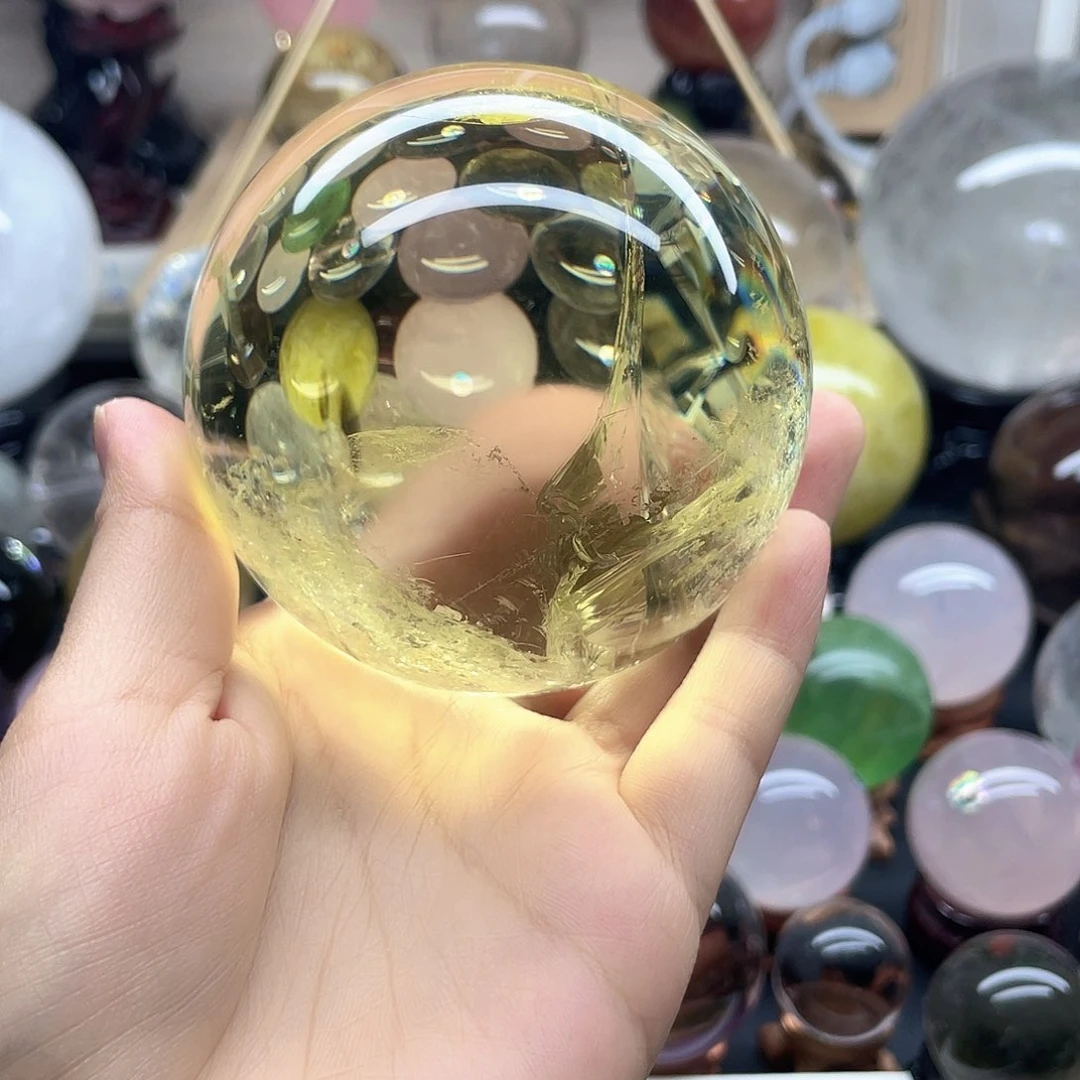 水晶珠宝半成品未镶嵌蓝针满卡83黄A212