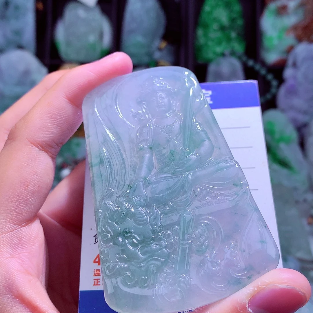 颈饰未镶嵌翡翠天然