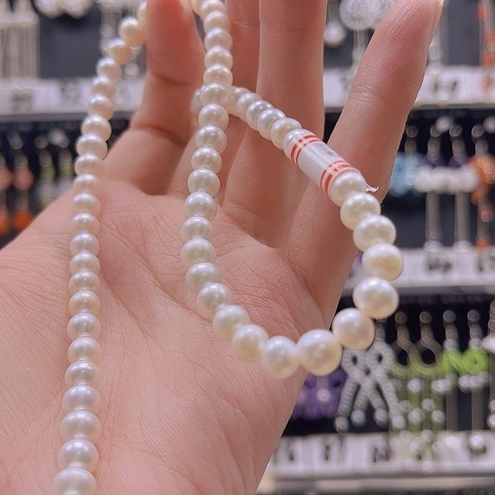 银S925镶嵌耳饰淡水珍珠