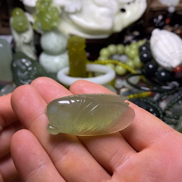 岫玉未镶嵌岫玉颈饰