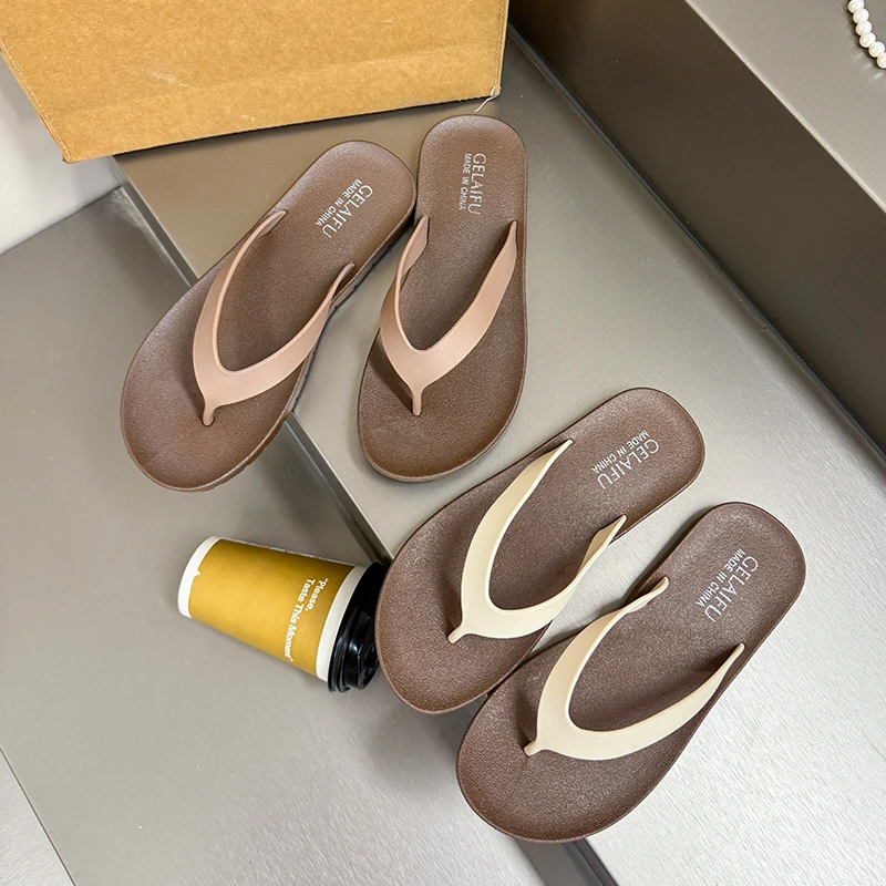 人字拖鞋女夏季新款网红情侣防滑沙滩海边时尚夹脚防滑外穿百搭