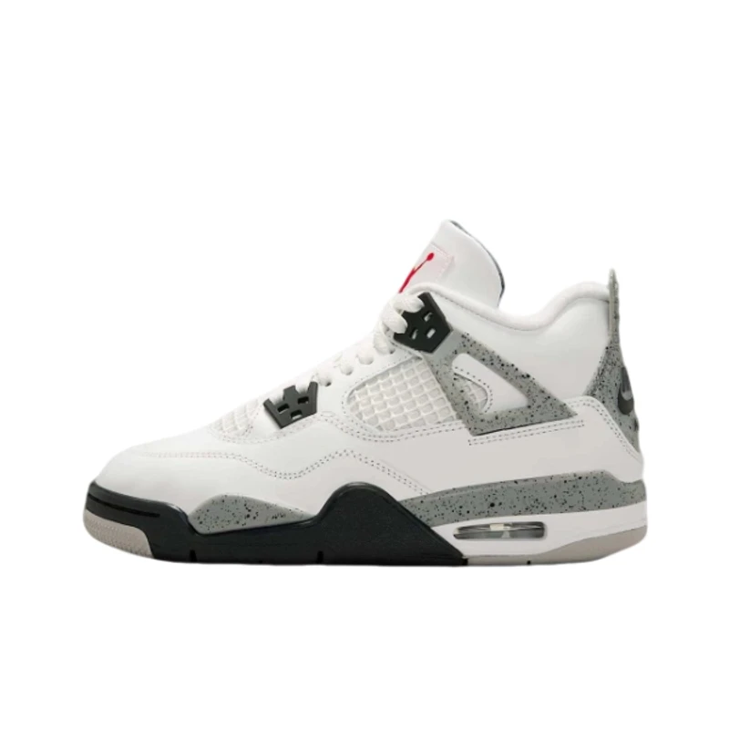 Nike/耐克官方正品 air Jordan 4（GS）白水泥配色休闲鞋IB4171100