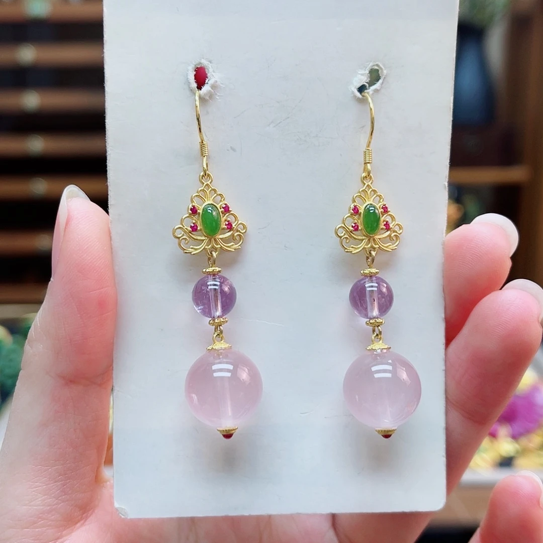 合金耳饰水晶48小时鉴赏期1