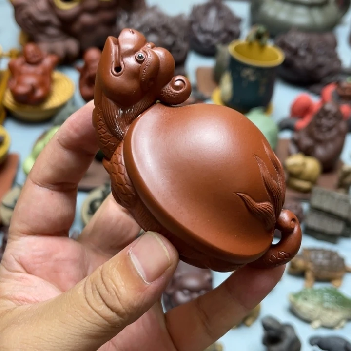 紫砂茶宠下沙瑕疵