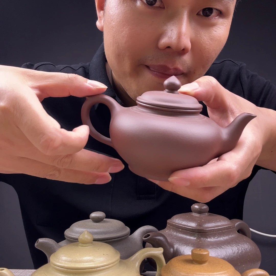 紫砂壶笑樱壶精工作品