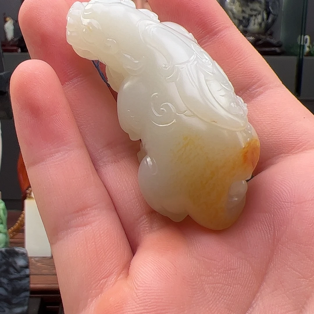 和田玉未镶嵌摆件