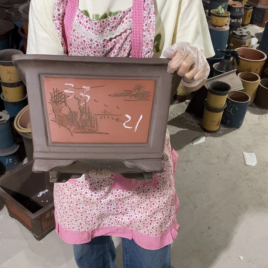 紫砂花盆紫砂花盆