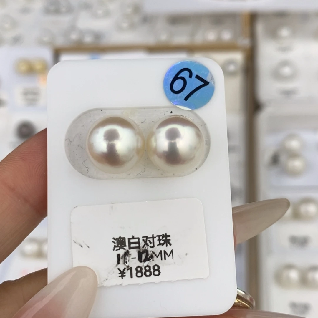 未镶嵌耳饰海水珍珠