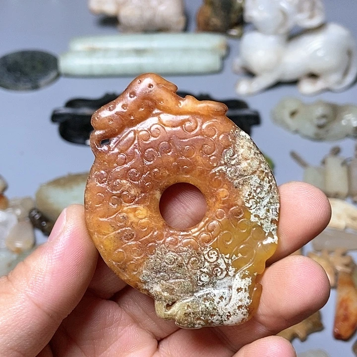 和田玉未镶嵌颈饰104
