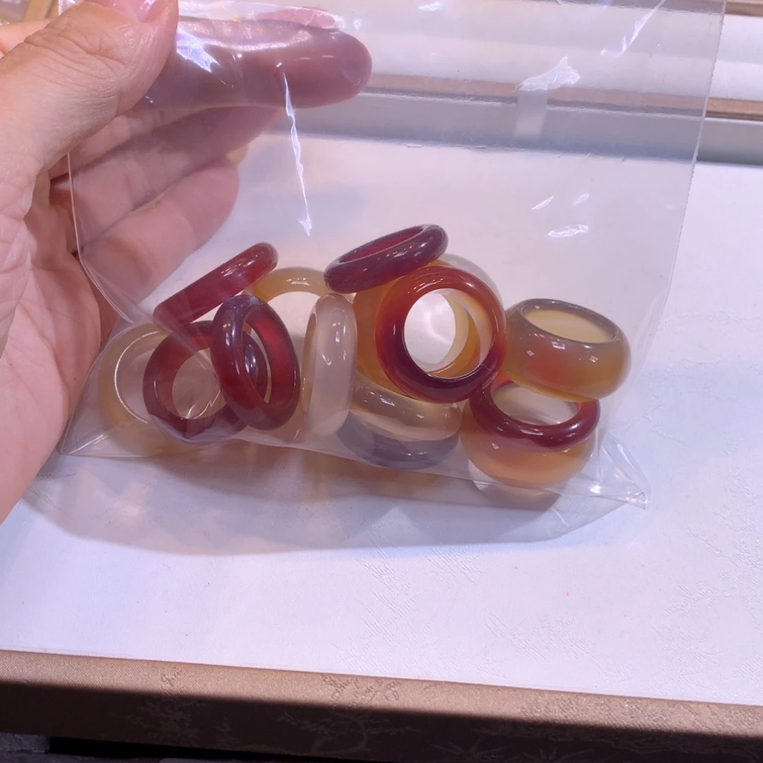 蓝***吗玛瑙/玉髓未镶嵌颈饰444