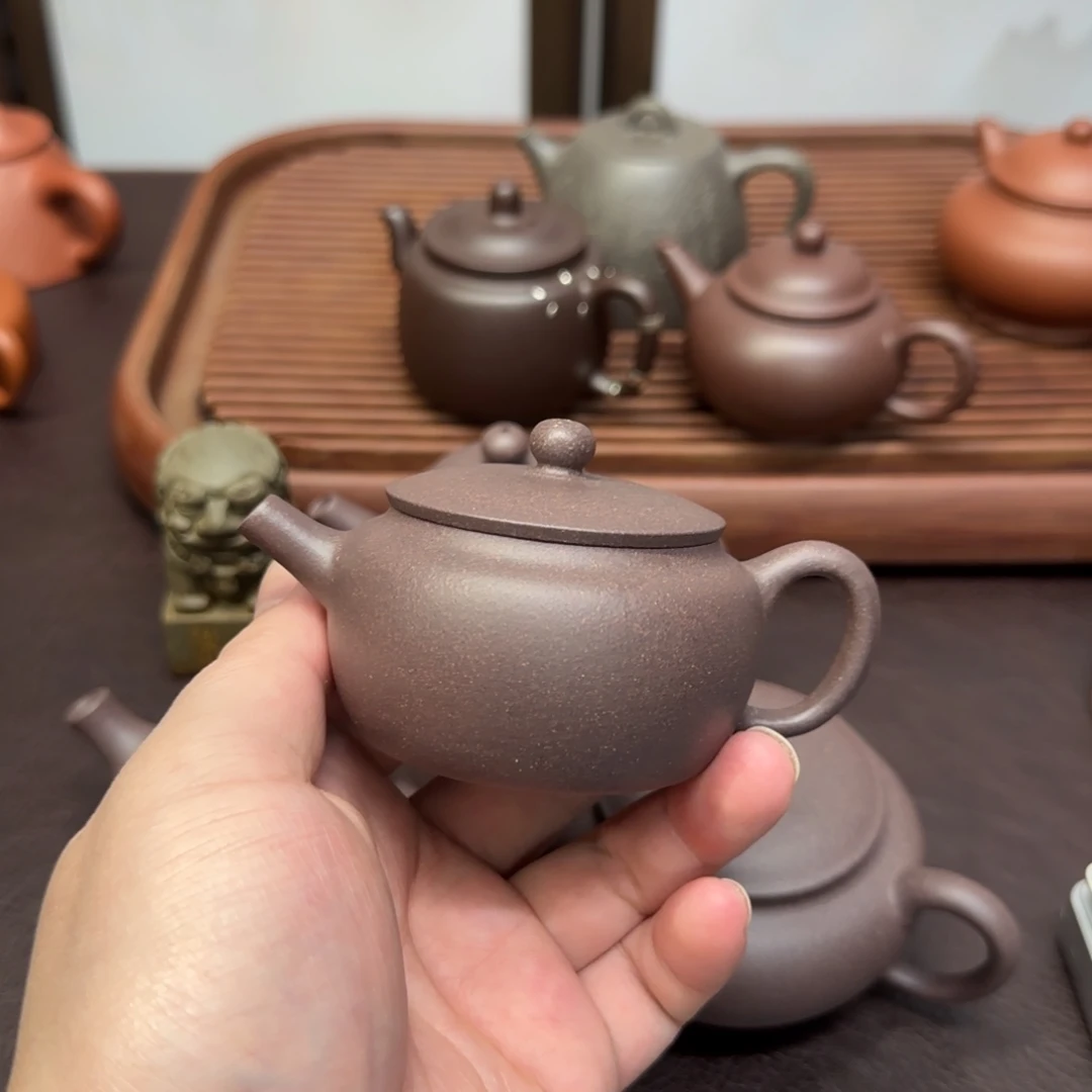 紫砂茶壶团泥共生矿小桑扁