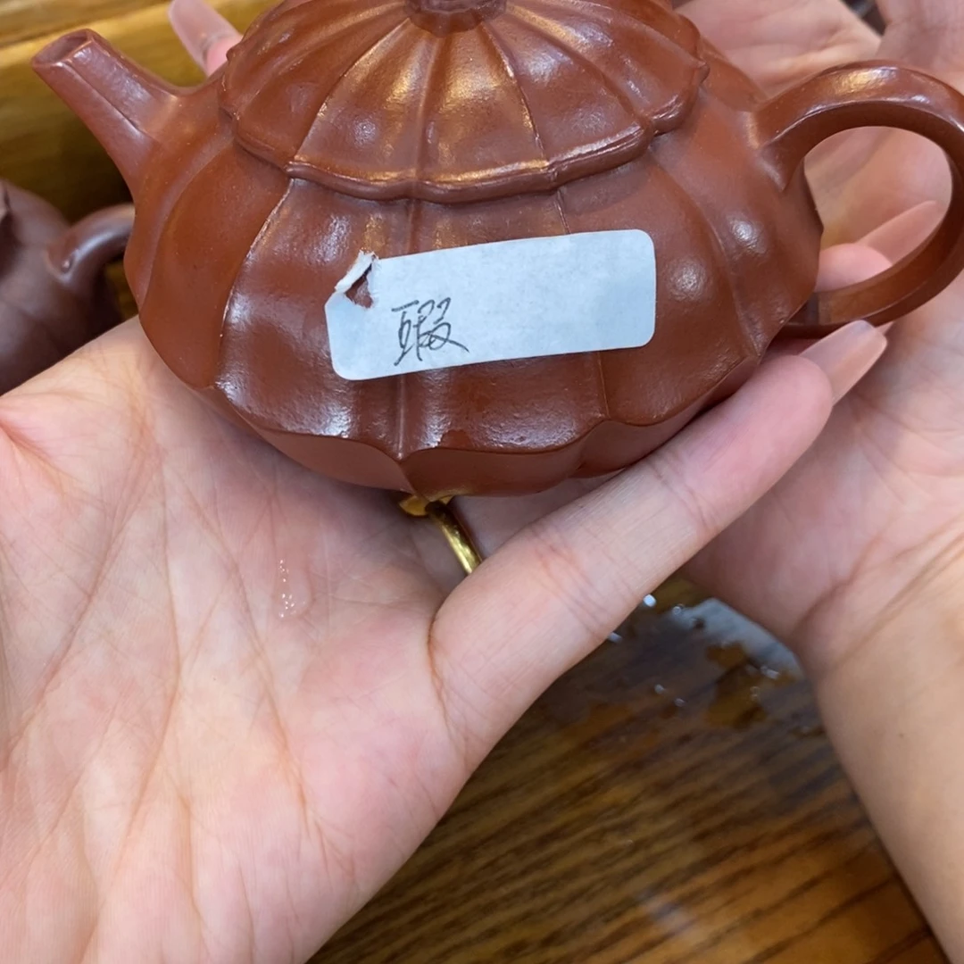 茶壶紫砂F*姐原矿泥料手工壶直播间