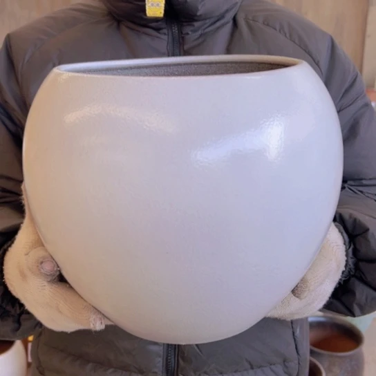 紫砂花盆高23口20————-