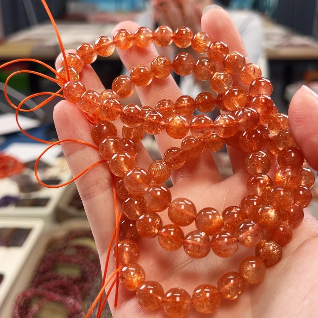 日光石手串未镶嵌金太阳8m（多样式发货）