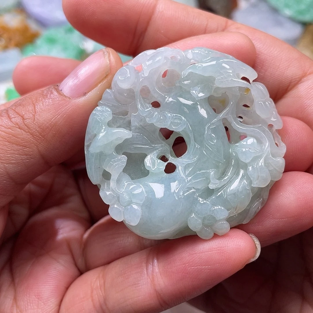 颈饰未镶嵌翡翠翡玉缘翡翠