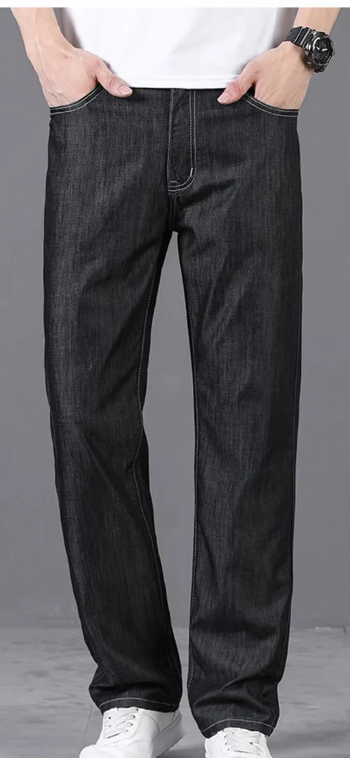 男装春夏牛仔裤直筒