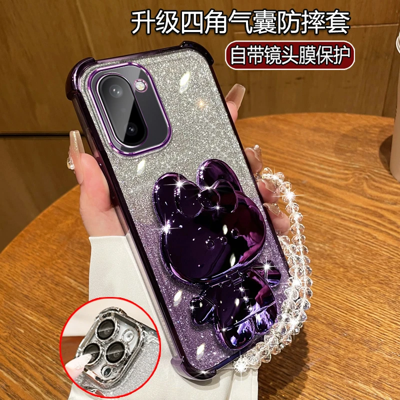 适用一加Ace6T新款手机壳女可爱 PLR110网红潮牌镜头全包防摔软壳